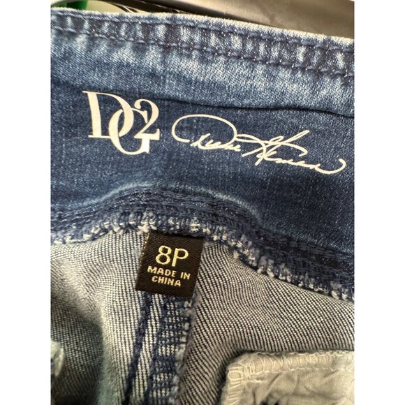 DG2 compact Comfort Pull On Jeans Size 8P NWT Straight Leg Medium Wash - Picture 5 of 9